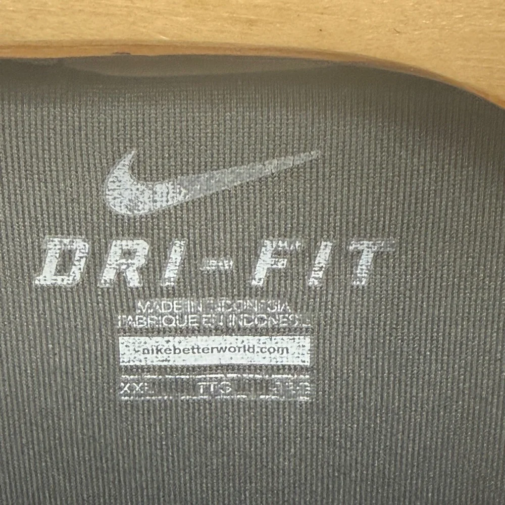 Nike Mens Dri-FIT Full Zip Track Jacket Dark Grey Green 473538-215 XXL - Picture 4 of 9
